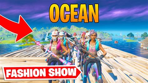 Ocean Fortnite Fashion Show Fire Skin Competition Best Drip And Combo