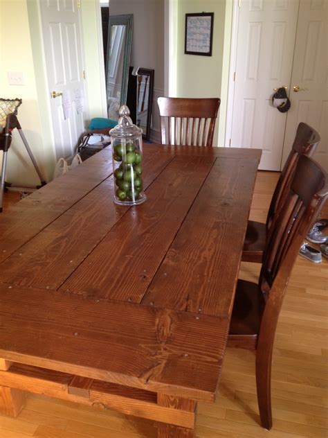 Make all of your cuts to length with your compound miter saw, referencing the cut list. Dad Built This: How to Build a Farmhouse Table