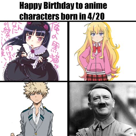 Which Anime Characters Birthday Is Today Most Anime Characters Have Birthdays That Are