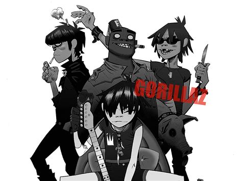 gorillaz, Cartoon, D, 2 Wallpapers HD / Desktop and Mobile Backgrounds