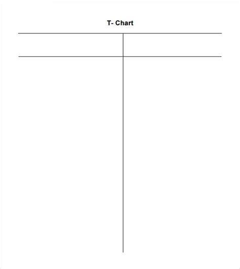 Printable T Chart With Lines Printable Word Searches