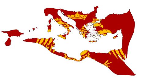 Byzantine Empire Flag Map By G Maps On Deviantart