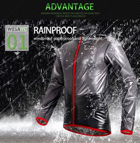 Rain Suit Rainproof Cycling Jackets Set Men Waterproof Tpu Hooded