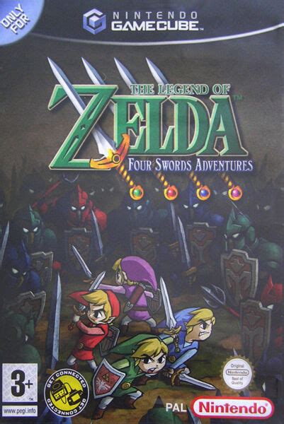 The Legend Of Zelda Four Swords Adventures Nintendo Gamecube 2005 For Sale Online Ebay