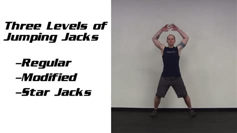 3 Levels Of Jumping Jacks Youtube