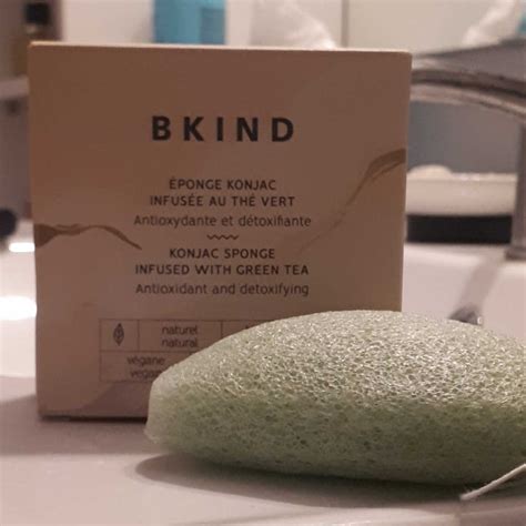 BKIND Konjac Facial Sponge Infused With Green Tea Review Abillion