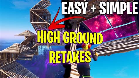 The Best Easy And Useful High Ground Retakes For Beginners Fortnite