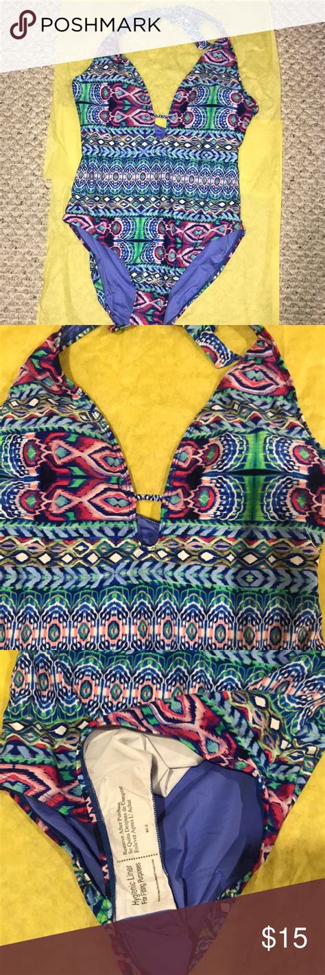 Nwot Bright Colored Bathing Suit From Macys