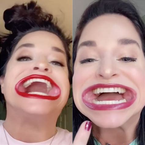 This Tiktokers ‘huge Mouth Has Helped Her Amass Hundreds Of Thousands Of Followers