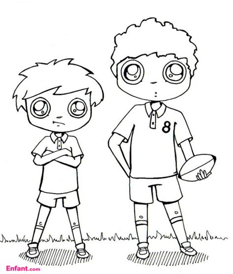 Découvre 11 filles avec une beauté inhabituellement magnétique qui ferait se retourner n'importe qui dans la rue. Coloriage Les garçons jouent le rugby dessin gratuit à ...