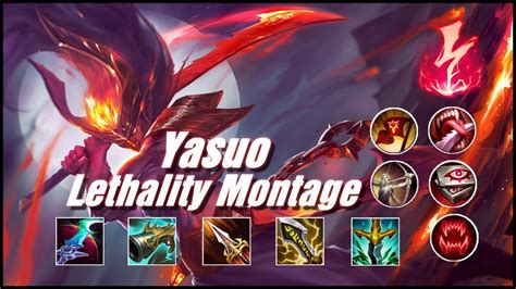 Lethality Yasuo Montage 2 Oneshot Yasuo Build Season 11 League Of