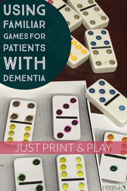 Domino Match Game For Patients With Low Level Dementia Activities For