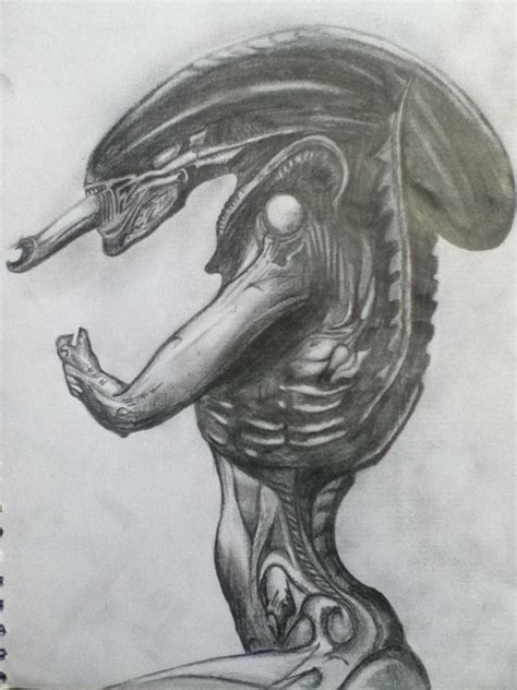 Just another idea i had today where i could adapt an animation based on some of giger's work and images. HR Giger's Alien by ellib33 on DeviantArt