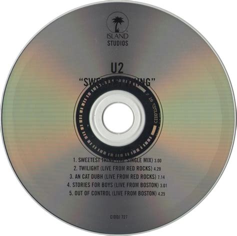 U2 Sweetest Thing 1998 Cd Discogs