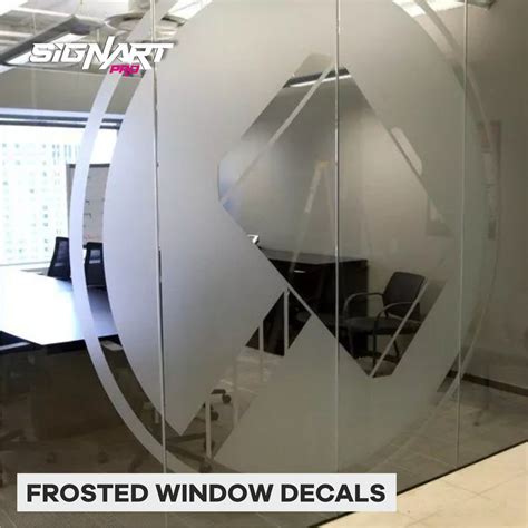 Custom Frosted Window Decals For Businesses Frosted Sticker Etsy