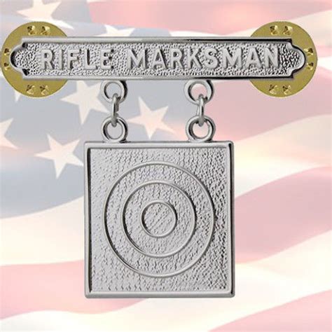 Us Marine Corps Rifle Marksman Qualification Badge Combat Usmc