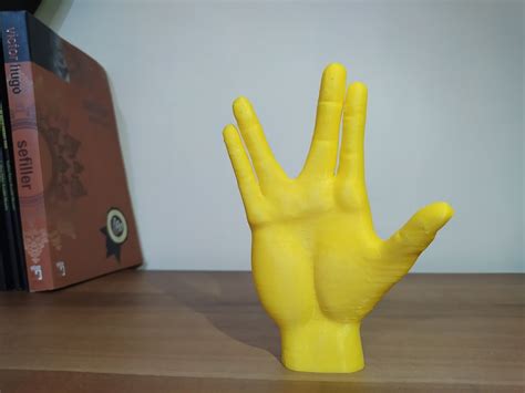 Spock Hand Vulcan Salute Sign Hand Sculpture Different Etsy Uk