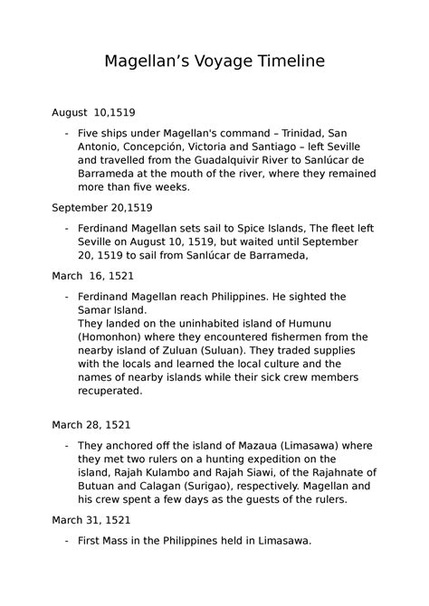 Magellan Expedition And Arrival Here In Philippines Magellans Voyage