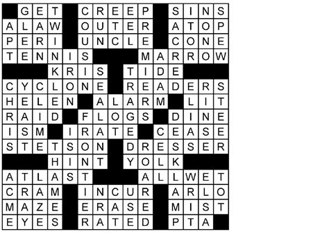 Online Crossword & Sudoku Puzzle Answers for 02/10/2024 - USA TODAY