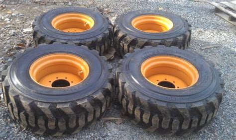 4 New 14x175 Skid Steer Tires And Rims For Case 14 Ply Rating 14 17
