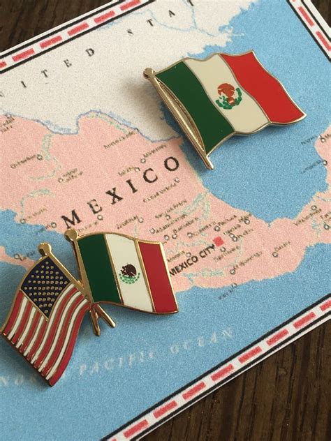 Mexico Flag Pins Tie Tack Lapel Pin Country Flag Pin And Etsy