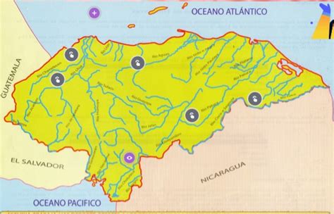 Mapa De Rios De Honduras
