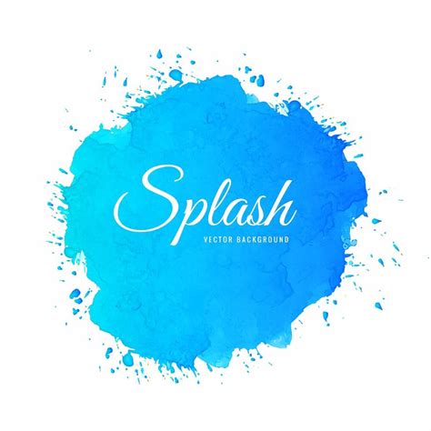 Also you can search for other artwork with our all watercolor flower file hand painted flowers cute card spring wreath download this free vector image. Blue abstract isolated watercolor splatter 1234346 ...