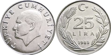 25 Lira Turkey Numista