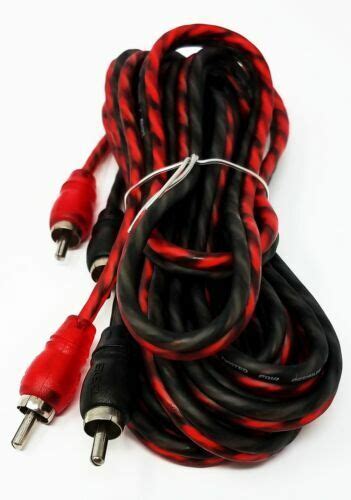 Ds18 Rca6ft 6 Ft 2 Channel Shielded Twisted Rca Audio Cable Amp Cables