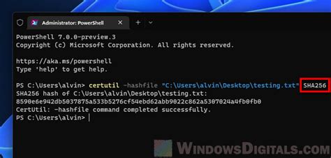 How To Verify Md Or Sha Checksum In Windows