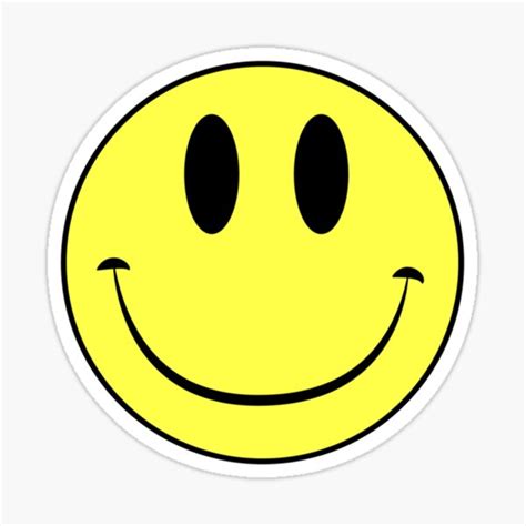Classic Acid House Smiley Face Rave Culture Classic T Shirt Sticker