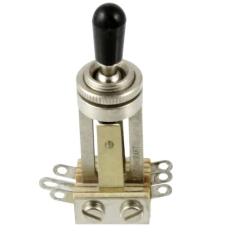 Switchcraft 3 Way Toggle Switch For 3 Pickup Les Paul Nickel