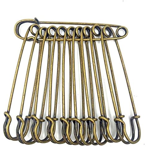 20 Pieces Bronze Tone Extra Large Heavy Duty Stainless Steel Safety