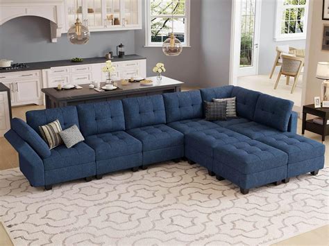 Amazon.com: Belffin Modular Sectional Sofa Couch with Storage Seats L