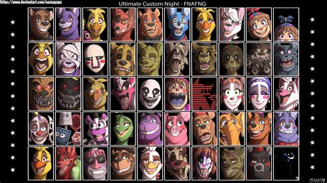 Five Nights At Freddy S Ultimate Custom Night Fnaf Drawings Fnaf Art