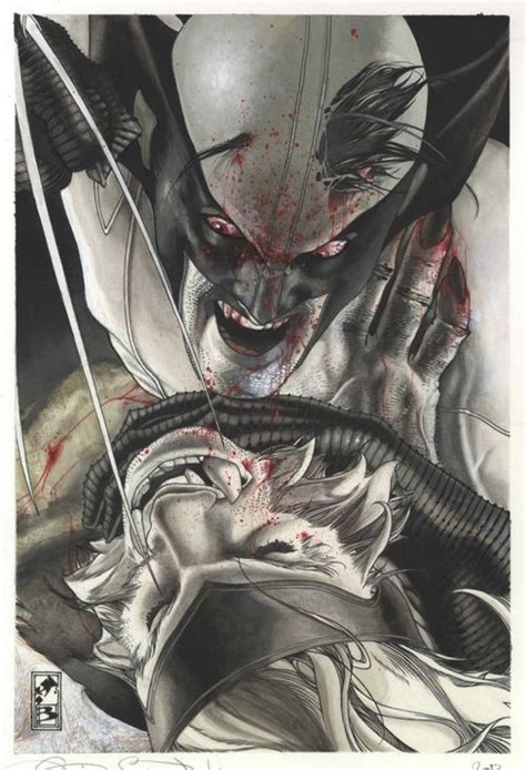 Bianchi Wolverine 313 Cover Marvel Wolverine Sabretooth Marvel