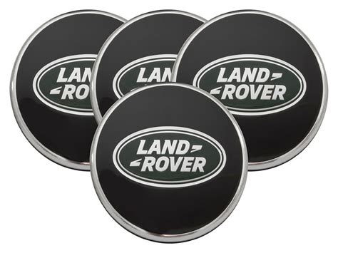 Lr094547 Alloy Wheel Centre Caps X4 Blackgreen