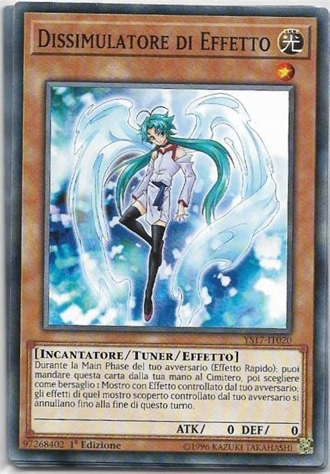 Yu Gi Oh Dissimulatore Di Effetto Ys17 It020 Comune The Realdeal Shop Yugioh Cards Yugioh