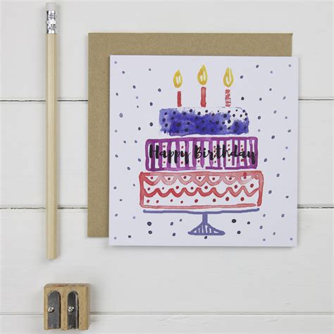 Happy Birthday Square Card Lucky Lobster Art