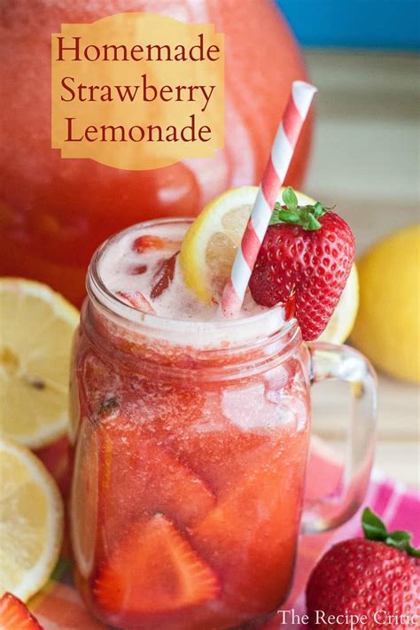Homemade Strawberry Lemonade The Recipe Critic