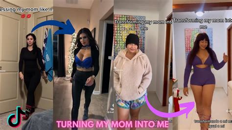 Turning My Mom Into Me Challenge~ Tik Tok Compilment Mom Transformation Tiktok Funny Trends