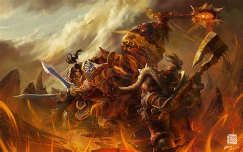 Warrior Monster Wow World Of Warcraft Orc Art War Weapons