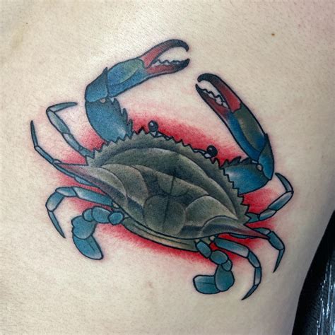 Traditional Crab Tattoo