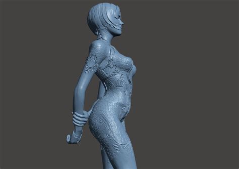 Cortana Halo 4 Ultra High Detailed Surface Game Accurate Stl 3d Model