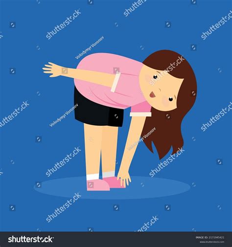 Child Bending Over 3267 Royalty Free Licensable Stock Illustrations