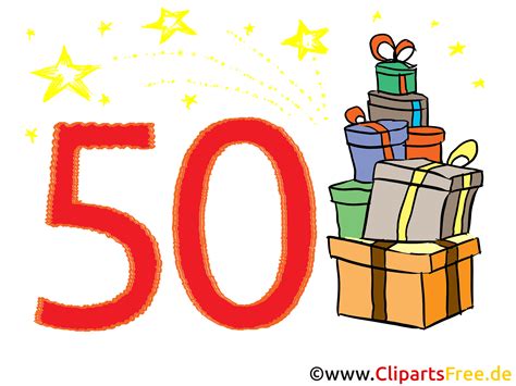 Urări De Ziua De Naștere Pentru 50 Clipart Imagine Felicitare