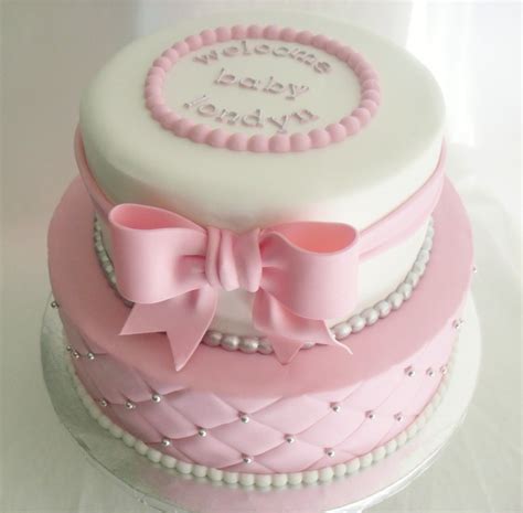 Images Of Baby Shower Cakes Made Fresh Daily Quilted Pink And White