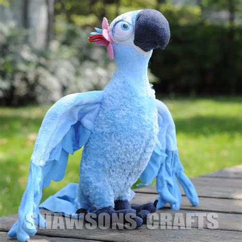 Rio Movie Character Plush Stuffed Toy Birds 10 Jewel Doll Macaw Soft