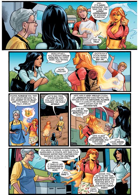 Starfire Really Understands Damian Teen Titans 4 Dccomics
