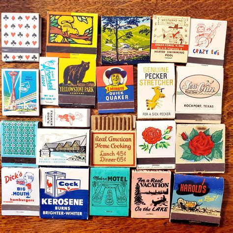 My Grandmother Collects Old Matchbooks Heres Some Of My Favorites